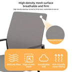 Chaise de bureau minimaliste, chaise d'ordinateur rembourrée avec cadre en métal et accoudoirs, chaise confortable pour la maison et le bureau