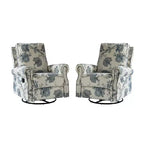 Fauteuil inclinable pivotant et coulissant manuel