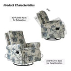 Fauteuil inclinable pivotant et coulissant manuel
