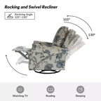 Fauteuil inclinable pivotant et coulissant manuel