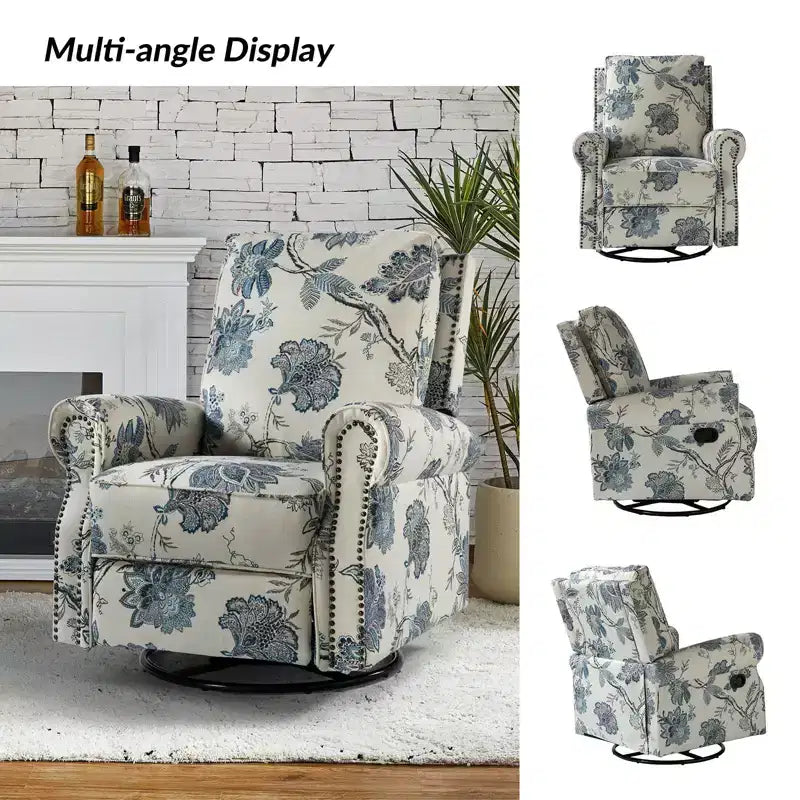 Fauteuil inclinable pivotant et coulissant manuel