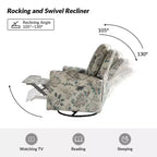 Fauteuil inclinable pivotant et coulissant manuel