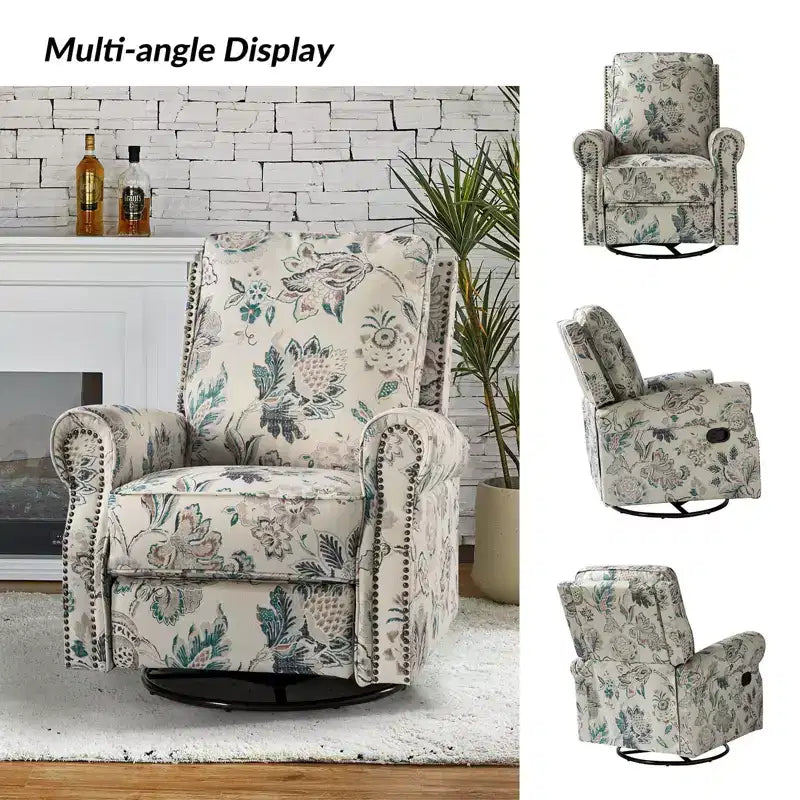 Fauteuil inclinable pivotant et coulissant manuel