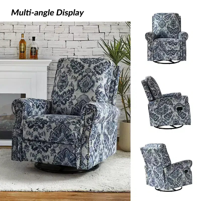 Fauteuil inclinable pivotant et coulissant manuel
