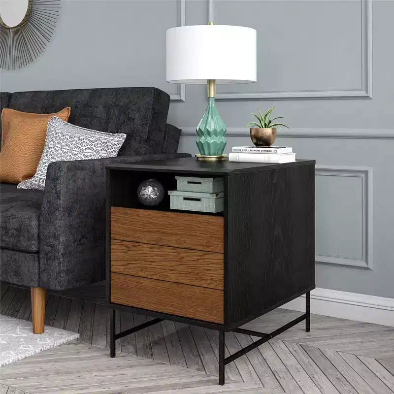 GDFStudio Abigail Moderm 24 Rectangular End Table