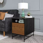 GDFStudio Abigail Moderm 24 Rectangular End Table