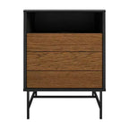 Table d'appoint rectangulaire moderne 24 po