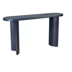 Table d'entrée moderne de 60 pouces avec pieds incurvés, longue console avec plateau épais, table d'appoint pour salon, couloir