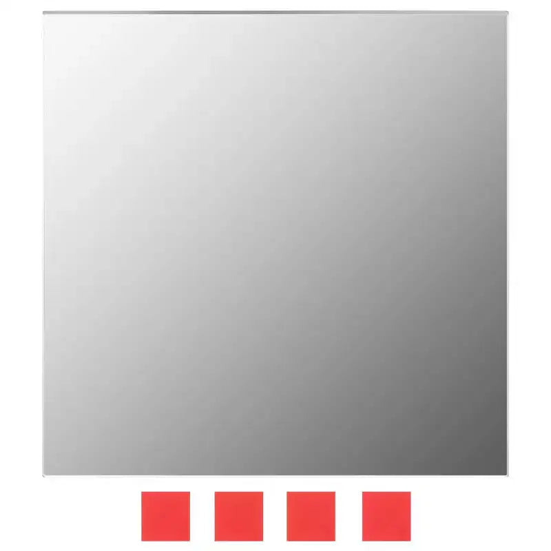 Miroir Mural Verre Transparent Petites Incrustations Décoratives