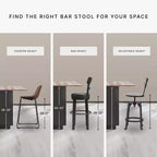 Tabouret de bar Gris : Finition vieillie, Pivotant, Clous décoratifs