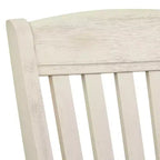 Ensemble de salle à manger extensible 5 pièces style ferme noyer/blanc