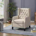 Keating Traditional Wingback Recliner: Pushback, Tufted, Plywood Frame - Christopher Knight Home