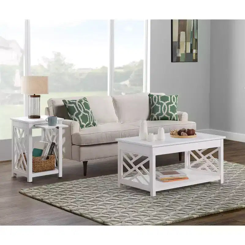 36 table basse et table d'appoint avec plateau