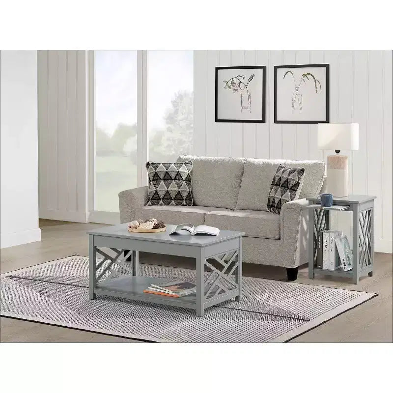 36 table basse et table d'appoint avec plateau