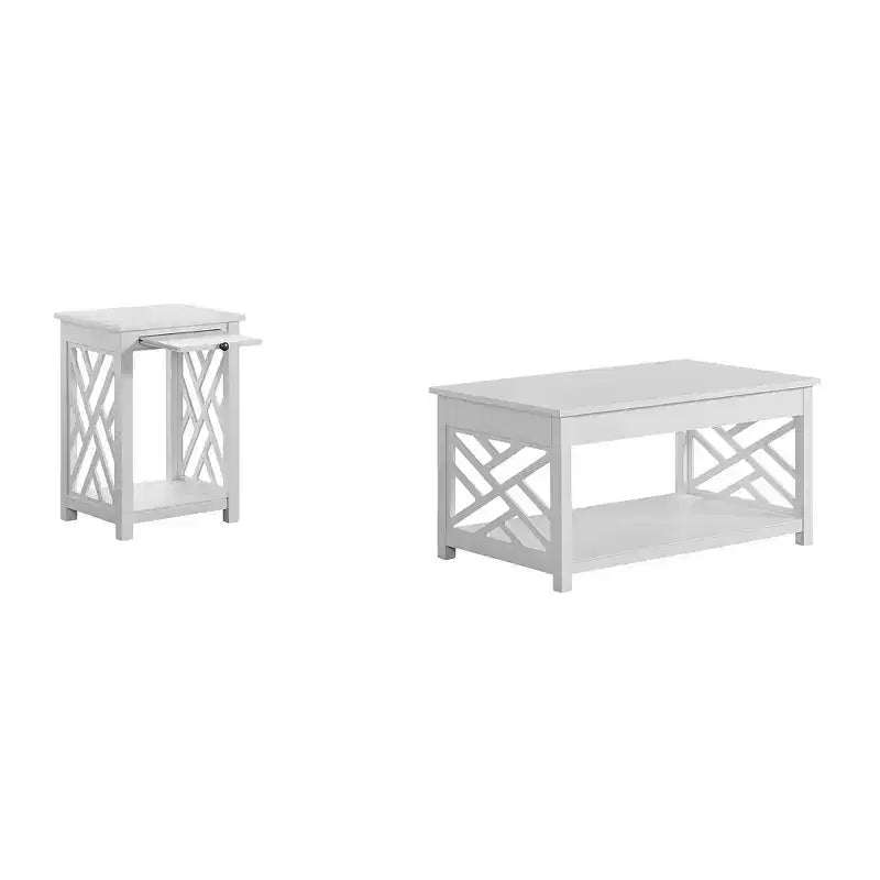 36 table basse et table d'appoint avec plateau