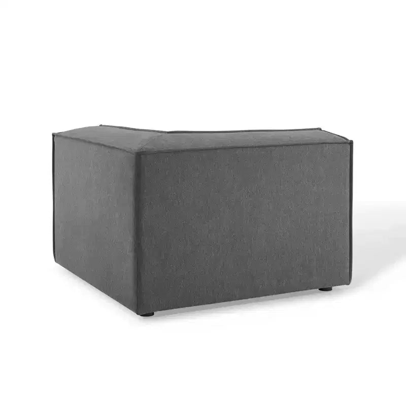 Banc moderne en cuir véritable avec piètement en métal en forme de X