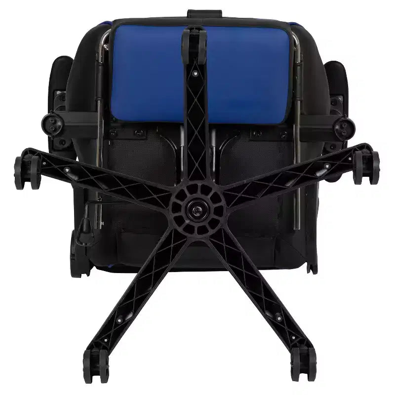 Fauteuil de jeu ergonomique Racing avec dossier inclinable et repose-pieds en similicuir rouge