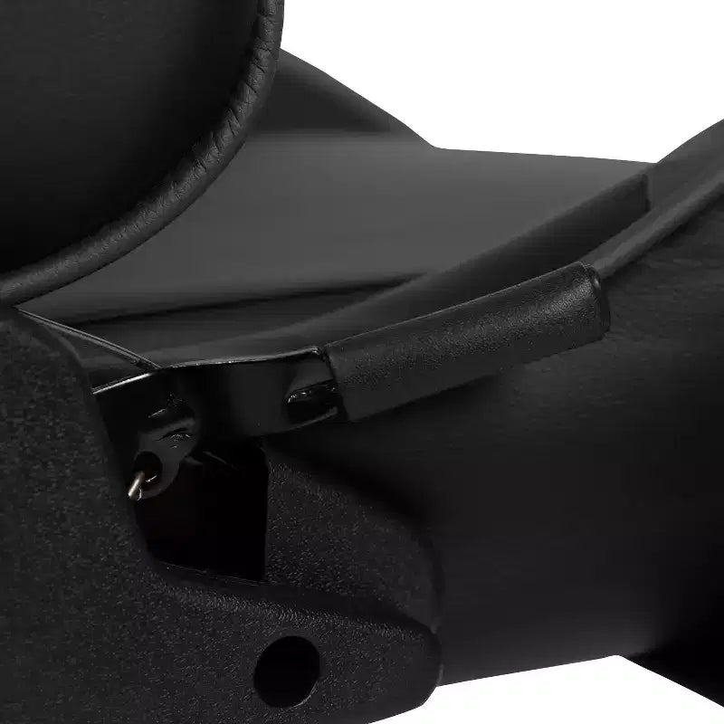 Fauteuil de jeu ergonomique Racing avec dossier inclinable et repose-pieds en similicuir rouge