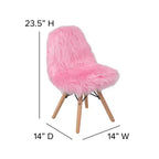 Fauteuil enfant Shaggy Dog – Chaise de bureau – Chaise de salle de jeux