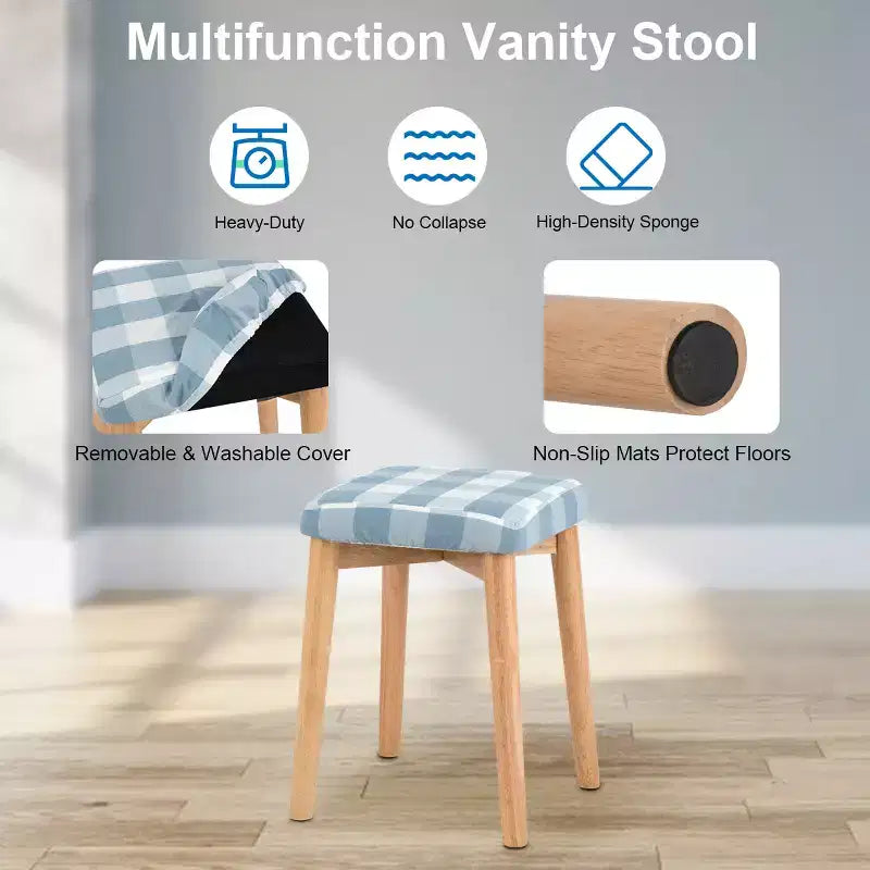 Miroir de courtoisie avec 8 ampoules dimmables, éclairage Noir Blanc Naturel